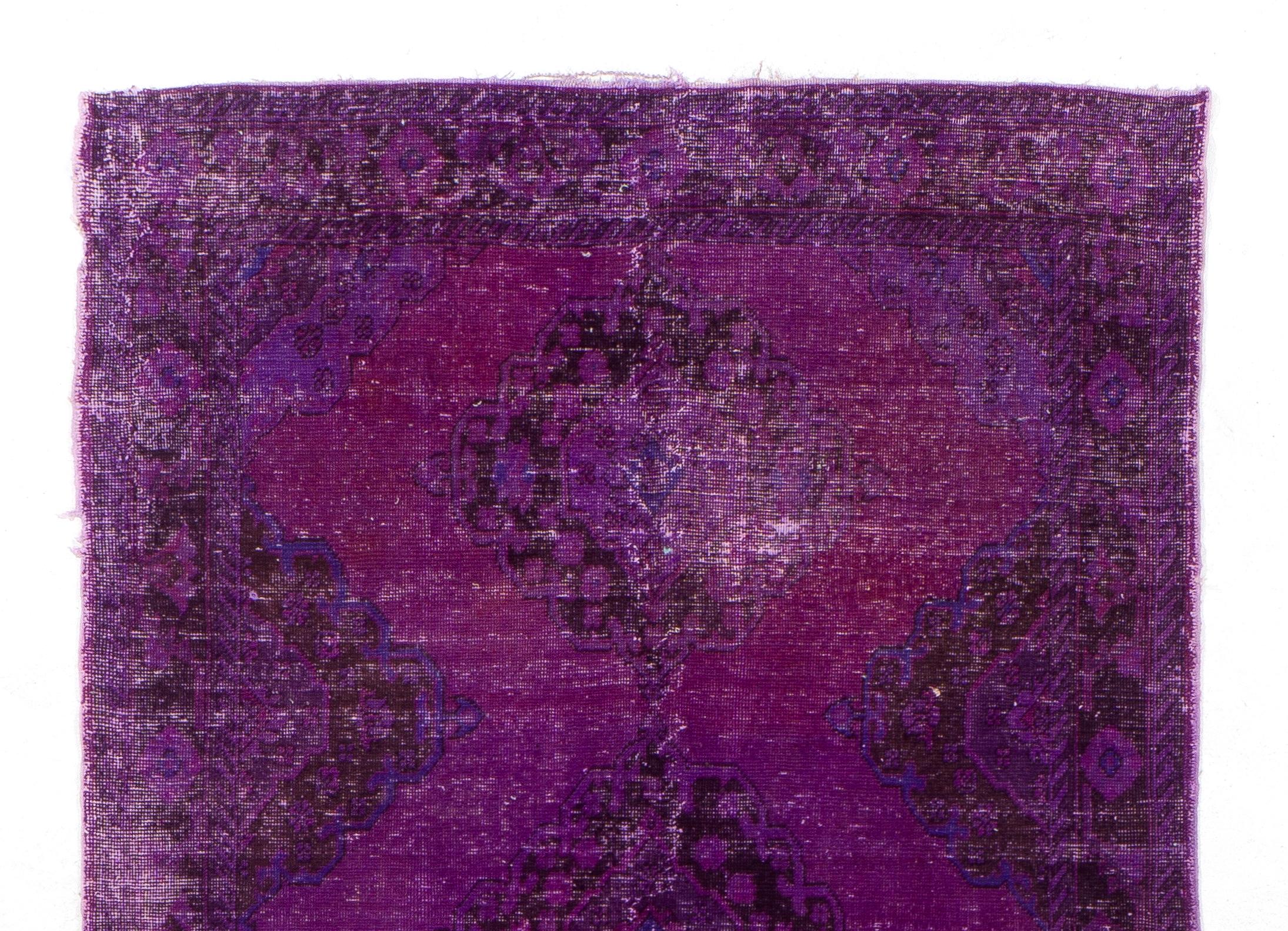 purple hallway runner