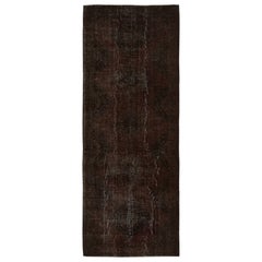 Runner per corridoio marrone 4.8x12.5 Ft. Tappeto da cucina. Tappeto Corridoio fatto a mano. Tappeto per scale