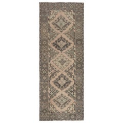 4.8x12.8 Ft Vintage Runner Rug. Hallway Rug. Kitchen Runner Carpet. Stair Rug