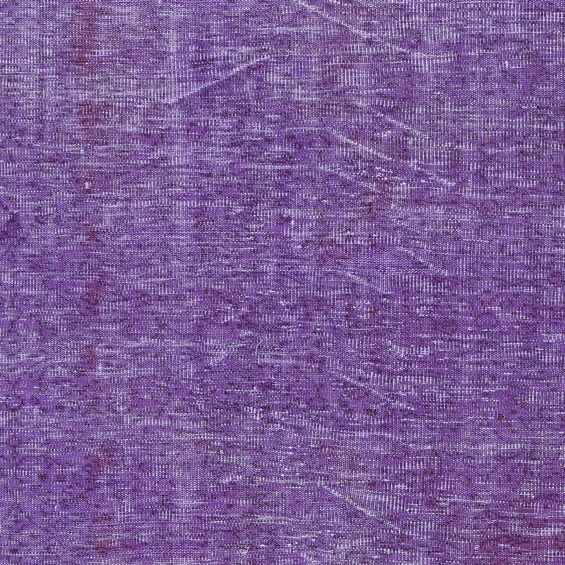 Hand-Knotted 4.8x7.5 Ft Royal Purple Handknotted Room Size Area Rug. Modern Turkish Carpet For Sale