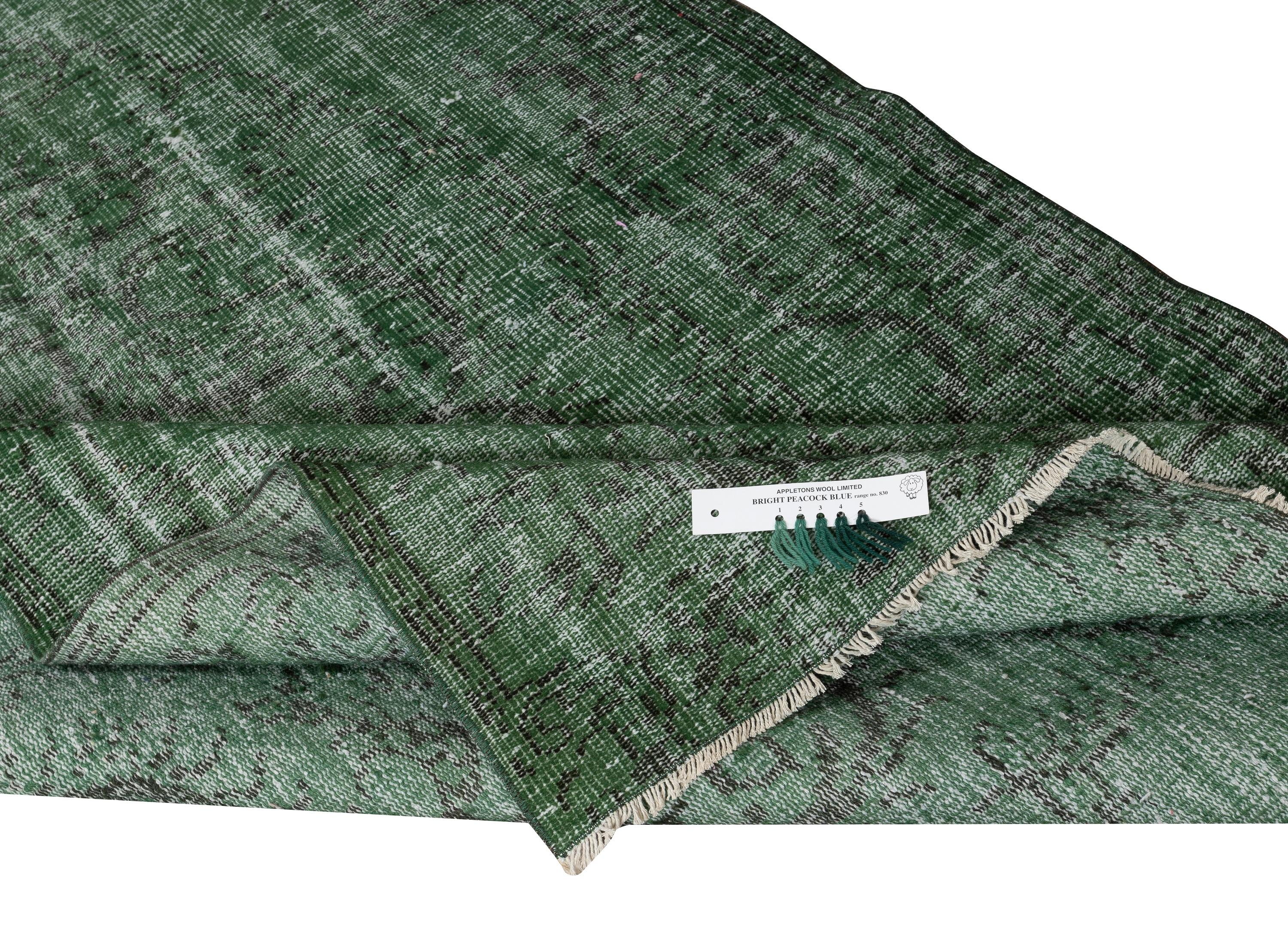 Moderno Tappeto moderno Greene & Greene 4.8x8 Ft. Tappeto vintage in lana fatto a mano in vendita