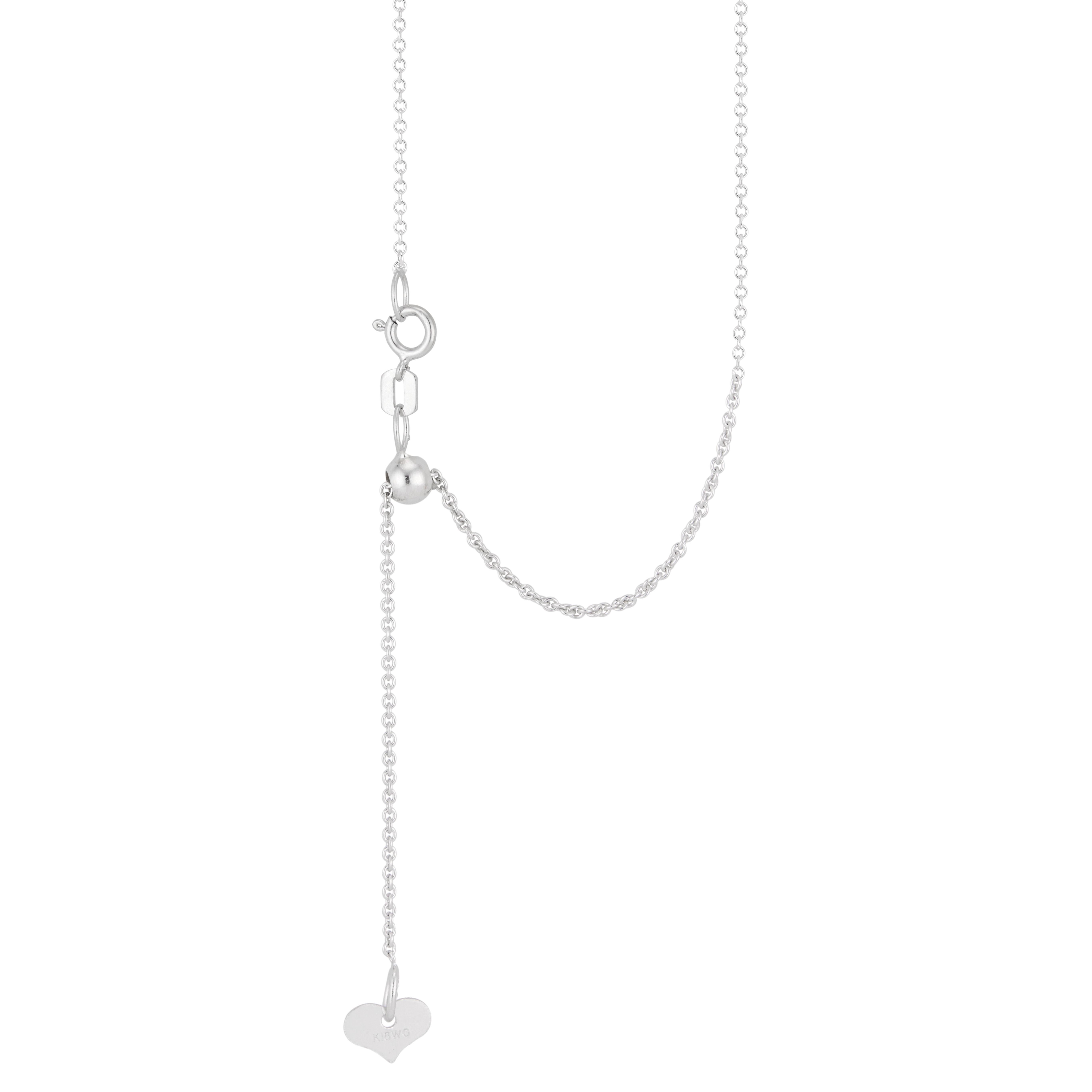 Women's .49 Carat Alexandrite Diamond White Gold Pendant Necklace