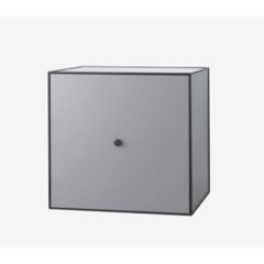 49 Dark Grey Frame Box with Door / Shelf by Lassen