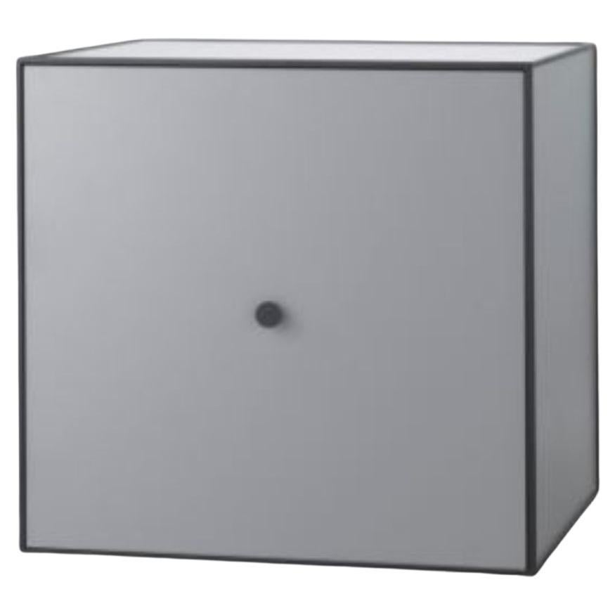 49 Dark Grey Frame Box with Door / Shelf by Lassen