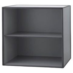 49 Dark Grey Frame Box with Shelf by Lassen