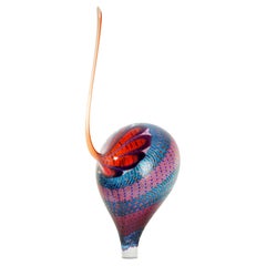49" High STEPHEN ROLFE POWELL Hand Blown Art Glass 'Screamer' Series Sculpture