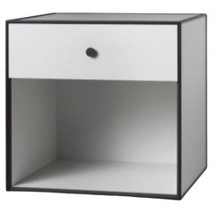 49 Light Grey Frame Box with 1 Drawer by Lassen