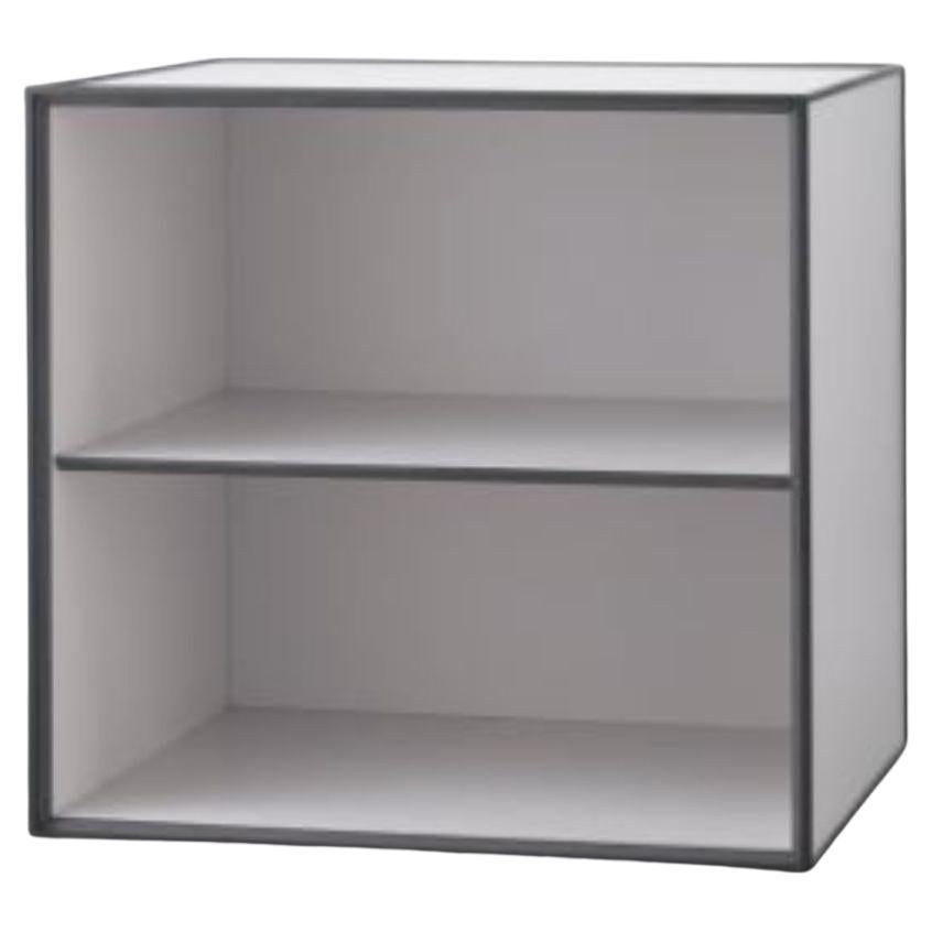 49 Light Grey Frame Box with Shelf by Lassen For Sale