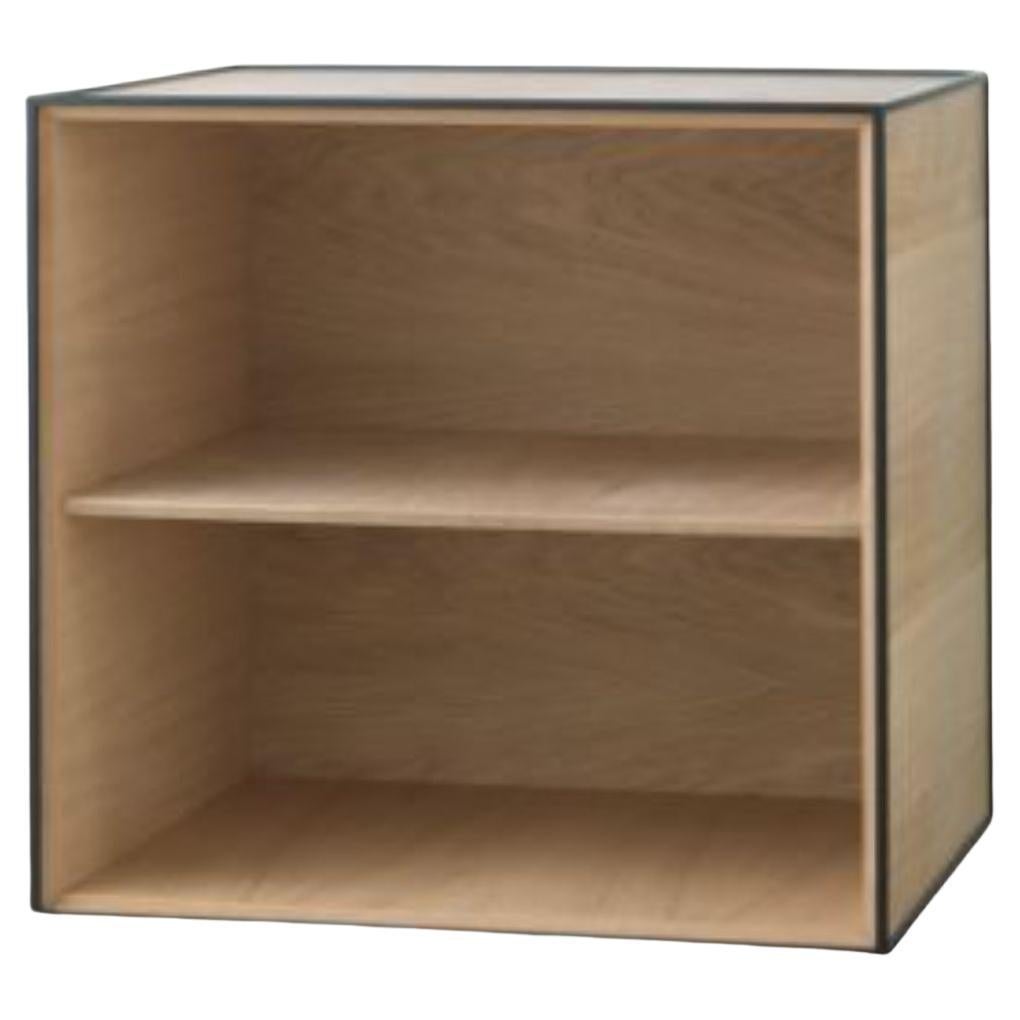 49 Oak Frame Box with Shelf by Lassen For Sale