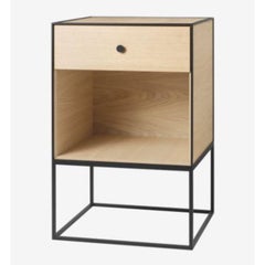 49 Oak Frame Sideboard with 1 Drawer by Lassen