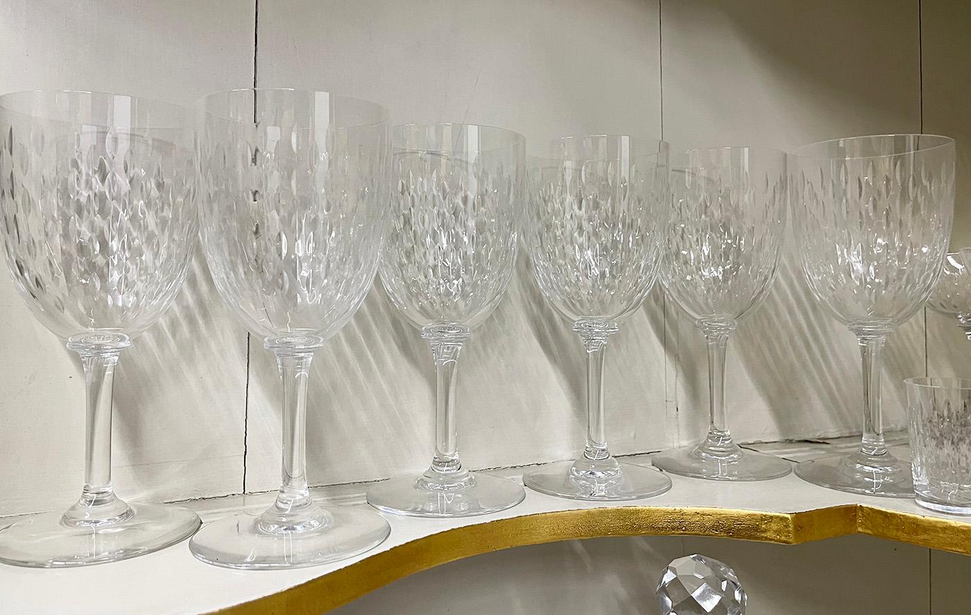 49 pieces Crystal set by Baccarat, France 1