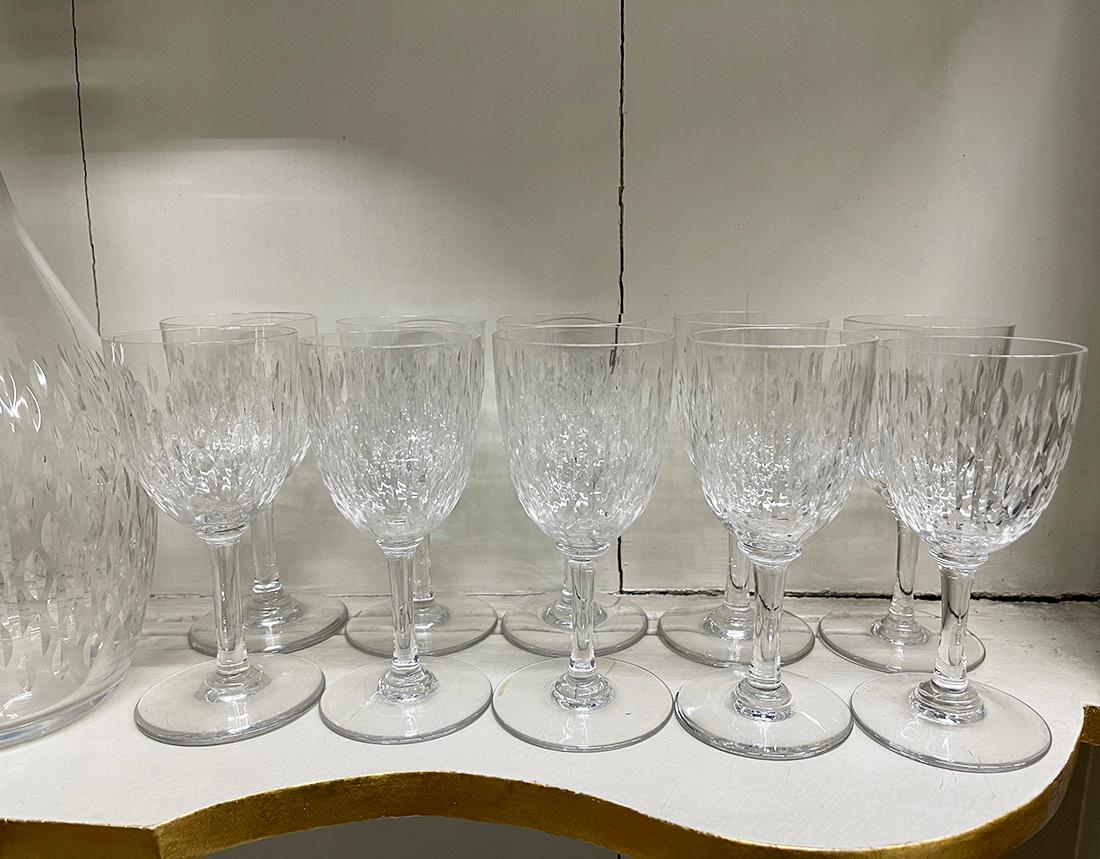 49 pieces Crystal set by Baccarat, France 3