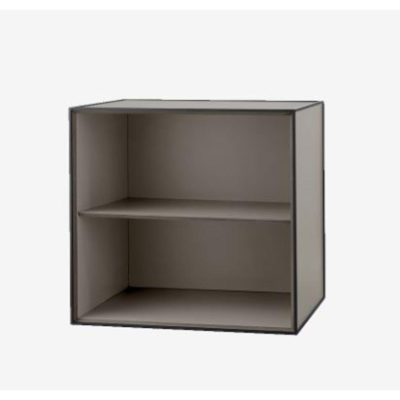 49 sand frame box with shelf by Lassen
Dimensions: D 49 x W 42 x H 49 cm 
Materials: Finér, Melamin, Melamin, Melamine, Metal, Veneer
Also available in different colors and dimensions. 
Weight: 14 Kg


By Lassen is a Danish design brand