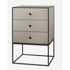 49 Sand Frame Sideboard with 3 Drawers by Lassen