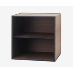 49 Smoked Oak Frame Box with Shelf by Lassen