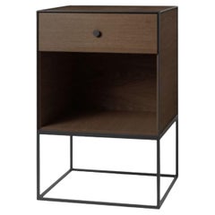 49 Smoked Oak Frame Sideboard with 1 Drawer by Lassen