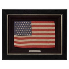 49 Star Silk Printed Parade Flag, Circa 1959
