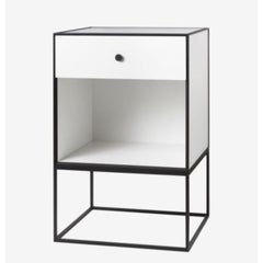 49 White Frame Sideboard with 1 Drawer by Lassen