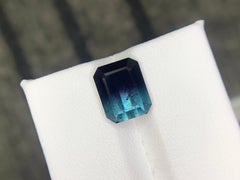 Gemma di tormalina bicolore naturale sfusa da 4,90 carati