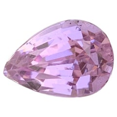 4.90 Carat Natural Loose Kunzite Pear Shape Gem For Engagement Ring