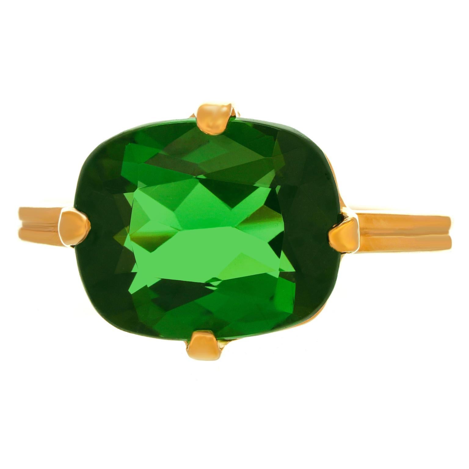 Oval Cut 4.90-carat Tourmaline Ring For Sale