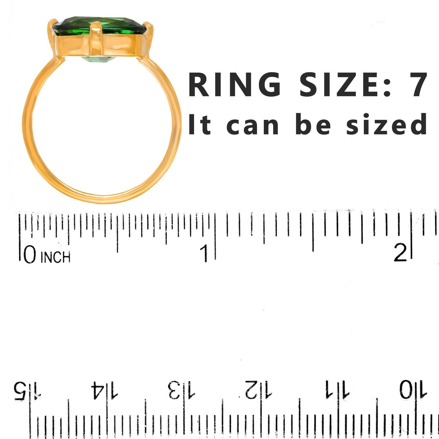 4.90-carat Tourmaline Ring For Sale 1