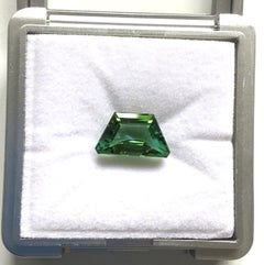 6.02 Carats Green Tourmaline Fancy Cut stone For Fine Jewelry Natural Gemstone
