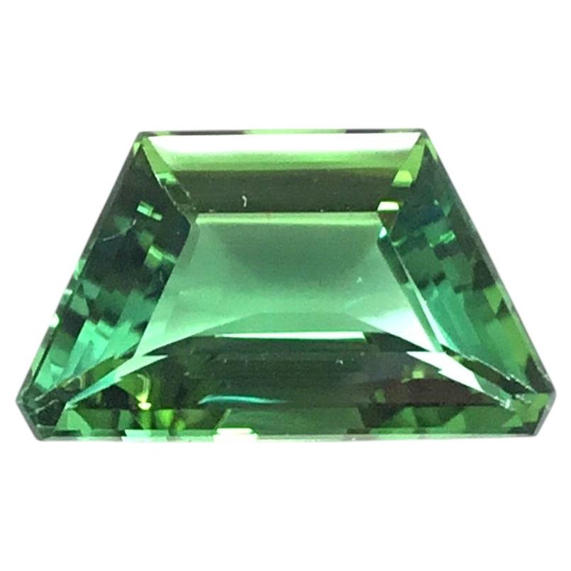 6.02 Carats Green Tourmaline Fancy Cut stone For Fine Jewelry Natural Gemstone