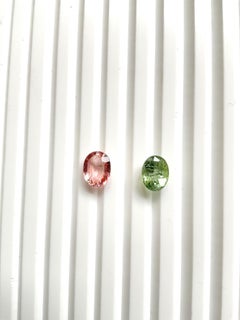 4.90 Carats Tourmaline Oval 2 Piece Faceted Cut stone Top Quality Natural Gem