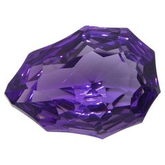 4,90 Karat birnenförmiger Amethyst „Hypatia“ Fantasie/Fancy-Schliff