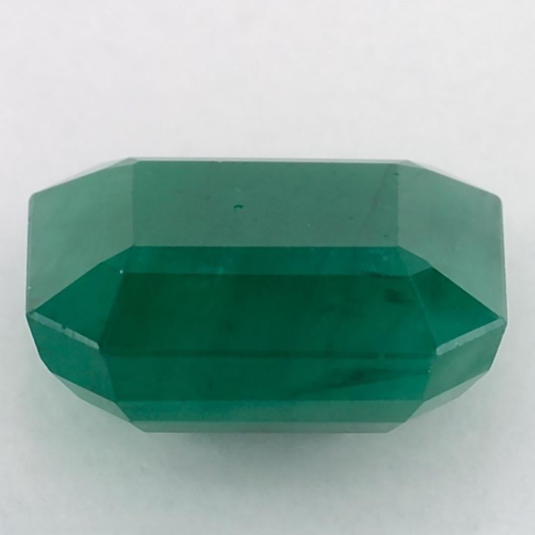 4.91 carati di smeraldo tagliato a ottagono, gemma sfusa In condizioni Nuovo in vendita a Fort Lee, NJ