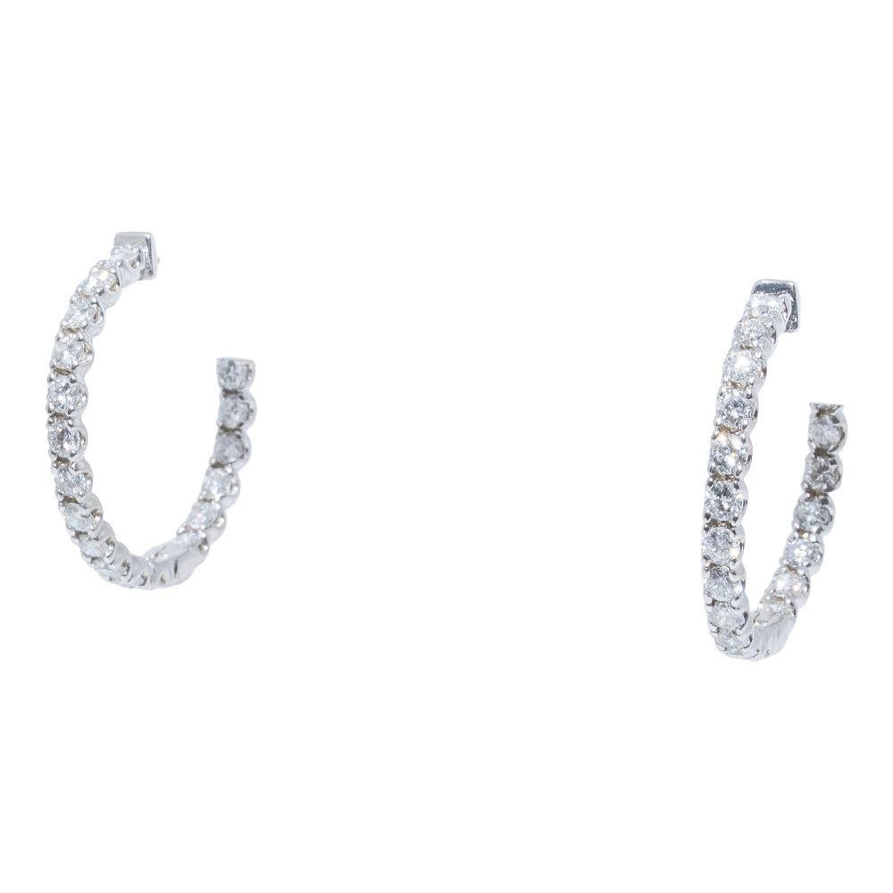 4.92 Carat Diamond Earrings In New Condition For Sale In Miami, FL