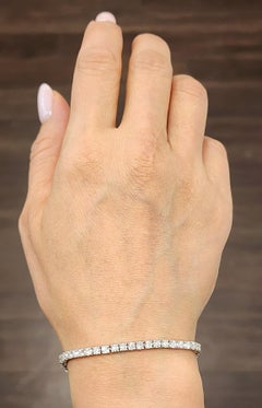 4.92 ct Diamond Tennis Bracelet