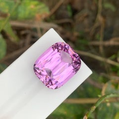 49.20 Carat Natural Loose Purple Kunzite Stone Cushion Cut Afghan Gemstone