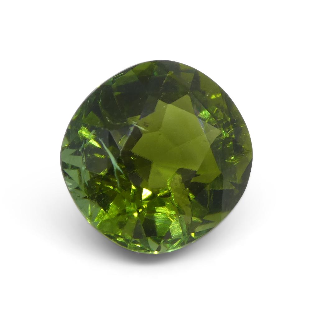 4.92ct Cushion Green Tourmaline from Brazil For Sale 6