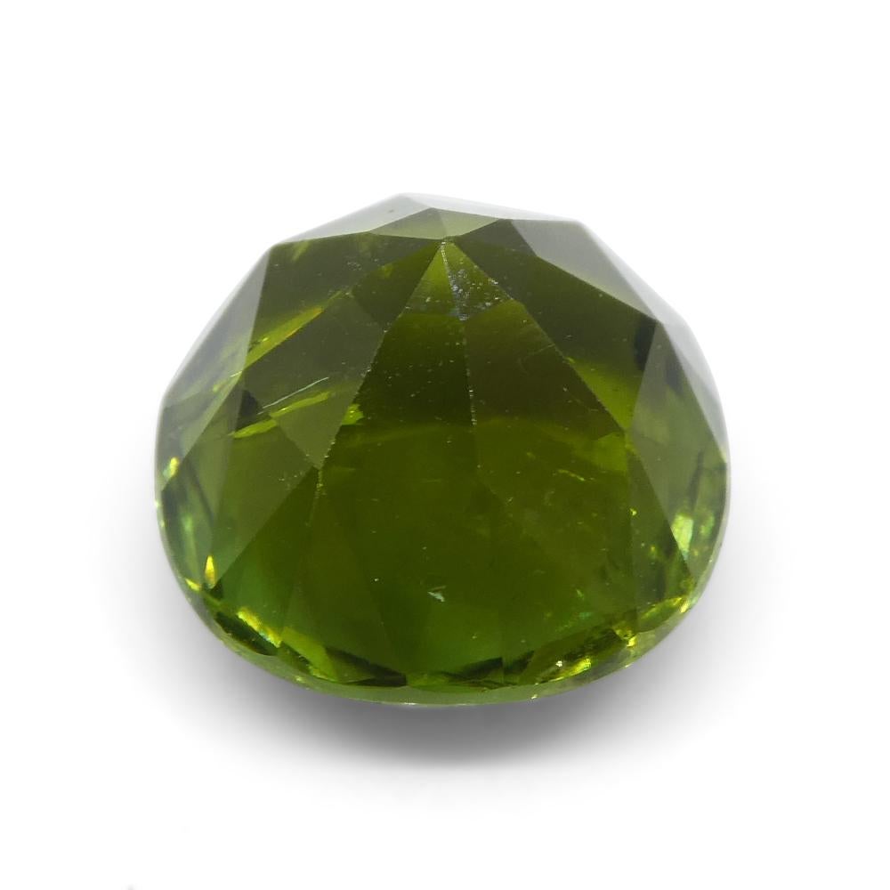 4.92ct Cushion Green Tourmaline from Brazil For Sale 8