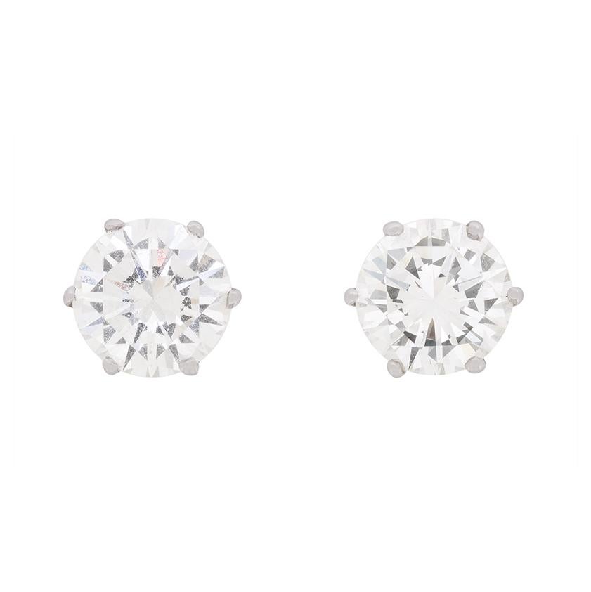 4.94 Carat Diamond Certificated Earrings