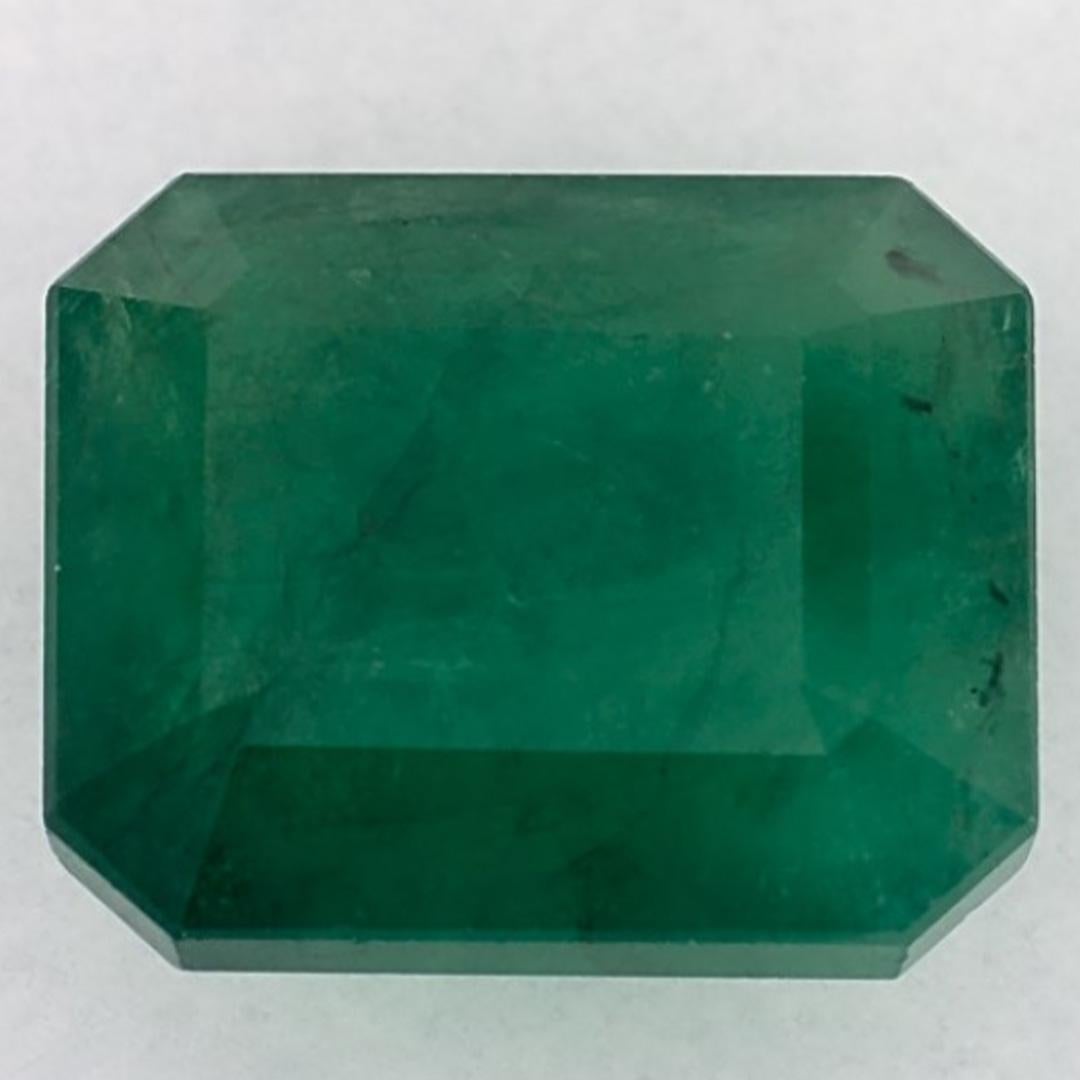 Women's 4.94 Ct Emerald Octagon Cut Loose Gemstone For Sale