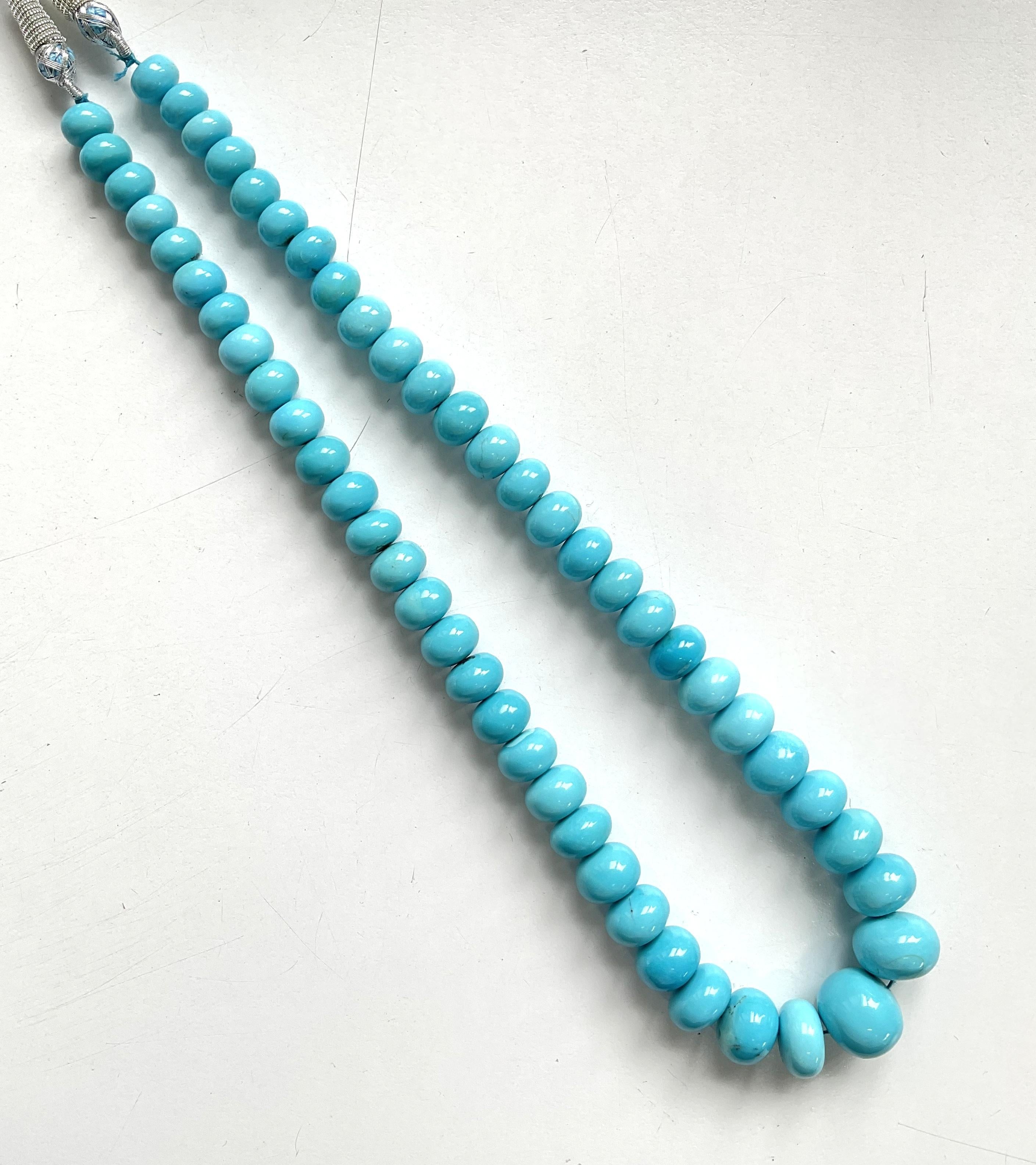 494.10 Carats Turquoise Beaded Top Quality Smooth Beads Arizona Natural Gemstone

Gemstone - Turquoise 
Size: 10 To 17 MM
Weight: 494.10 Carats
Shape: Smooth Beads
Strand - 1 Line
