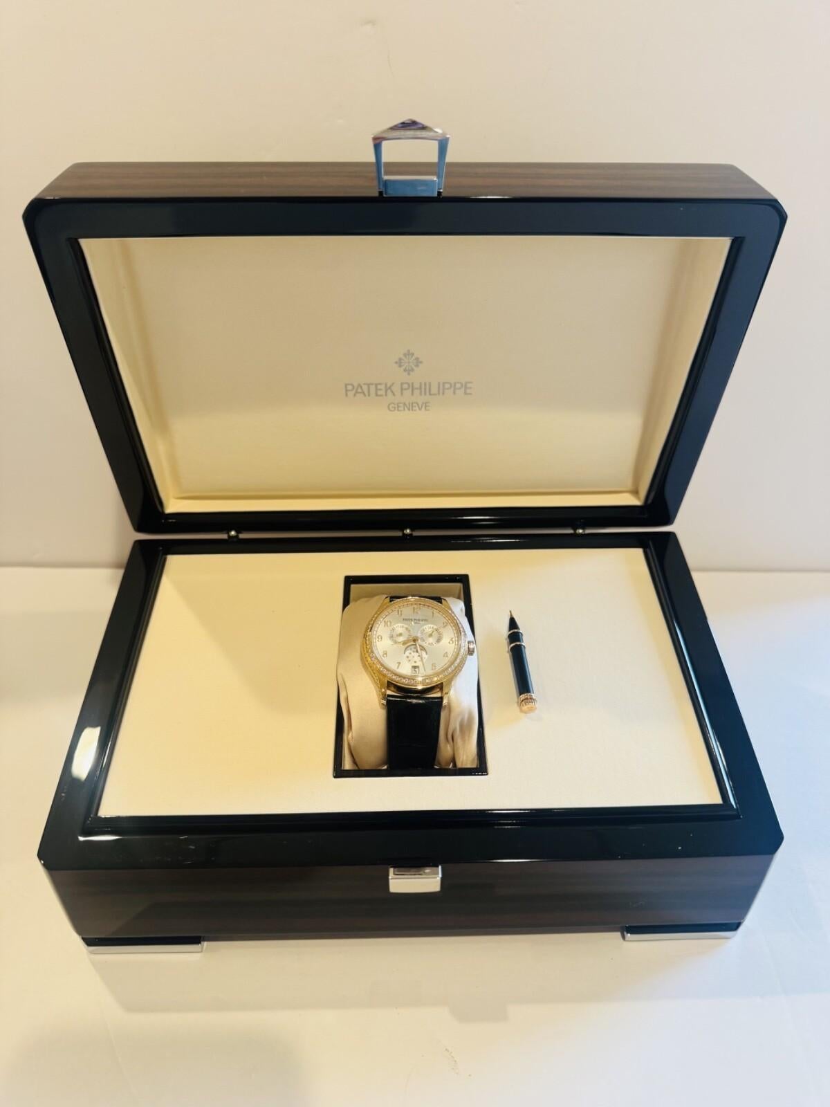4947R-001 Patek Philippe Annual Calendar Moon Phases Womens Watch Complications In Excellent Condition In Studio City, CA