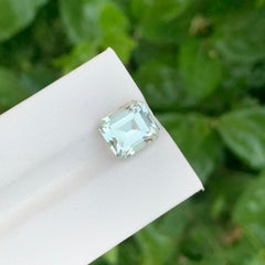 4,95 Karat Glamouröser loser grüner Amethyst in Asscher-Form für Schmuck