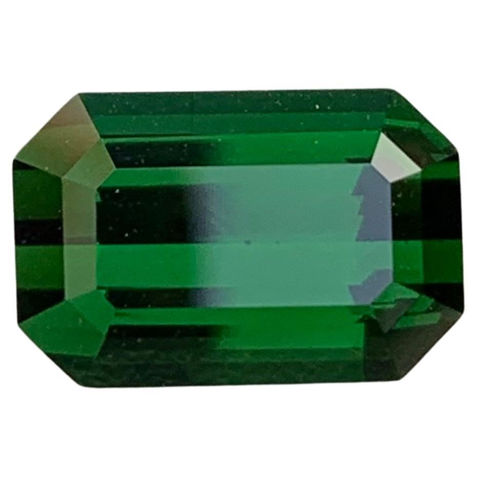 4,95 Quilates Turmalina Verde Oscura Natural Suelta Gema Forma Esmeralda Para Joyería en venta