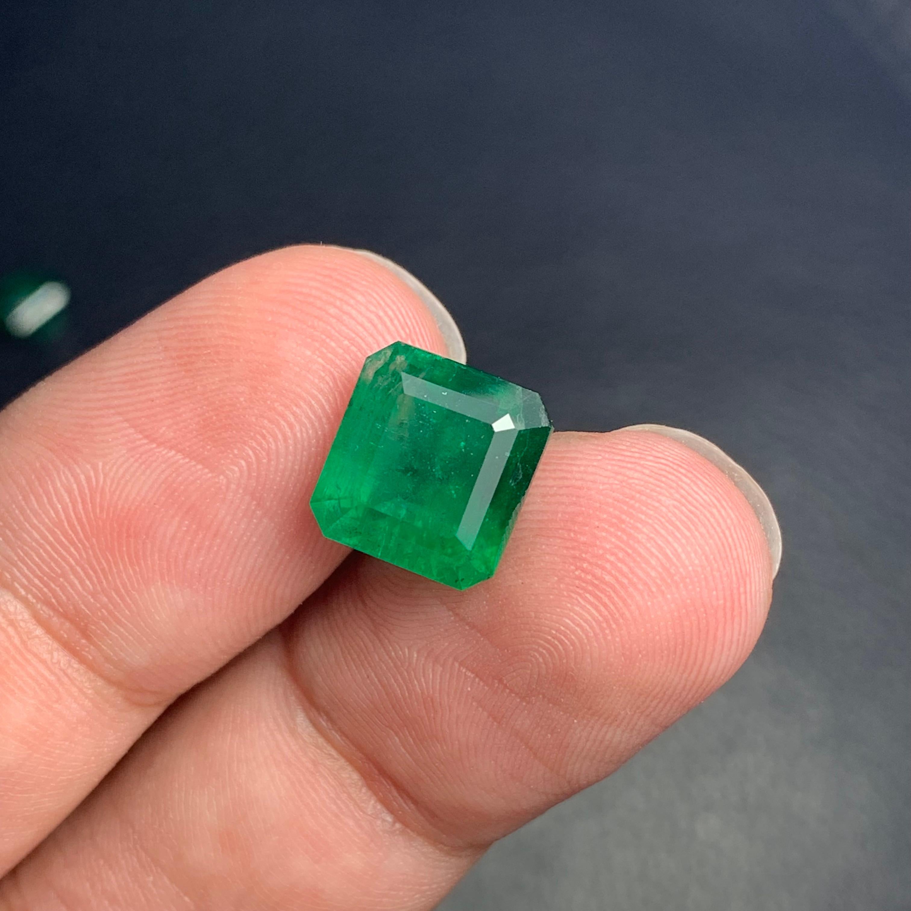 Loose Emerald

Weight: 4.95 Carats
Dimension: 10.1 x 9.6 x 7 Mm
Origin: Swat Pakistan
Cut: Square 
Color: Green
Treatment: Non
Certificate: On Demand

The Swat Emerald, also known as the Mingora Emerald, is a rare and highly prized gemstone