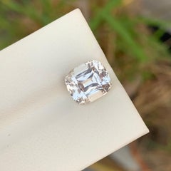 4.95 Carat Natural Loose Golden Topaz Cushion Shape Gemstone