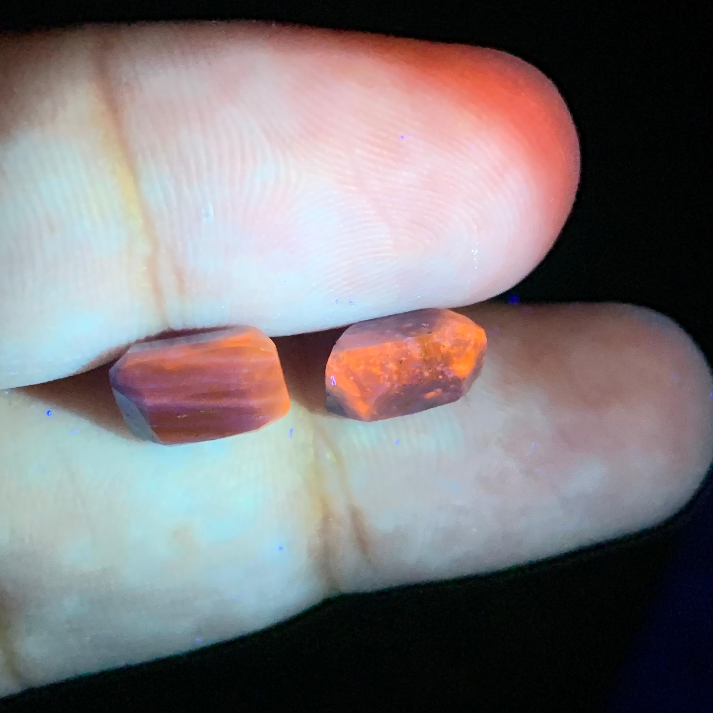 4.95 Carat Natural Loose Hauyne Pair Cushion Shape Gemstone For Sale 1