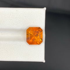 4,95 Karat Natürlicher loser Madeira Citrin Fancy Cushion Cut Brasilianischer Edelstein