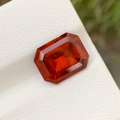 4.95 Carats Pretty Natural Loose Smoky Hessonite Garnet Gem For Ring