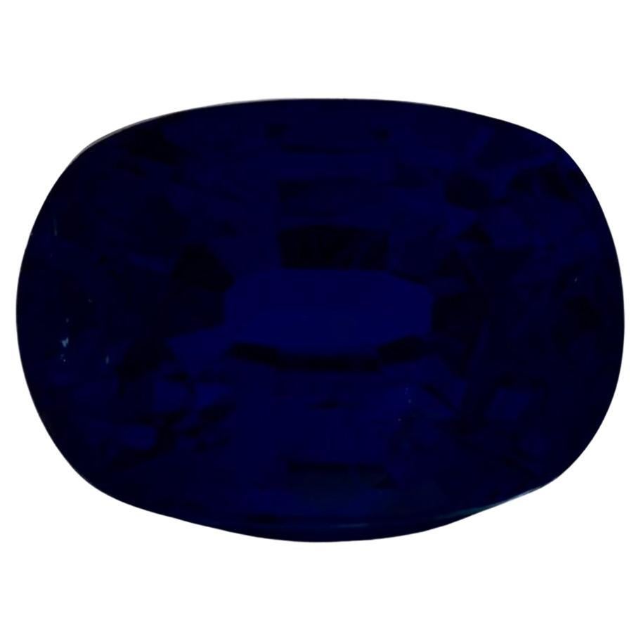 4.95 Ct Blue Sapphire Oval Loose Gemstone