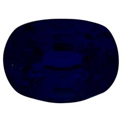 4.95 Ct Blue Sapphire Oval Loose Gemstone