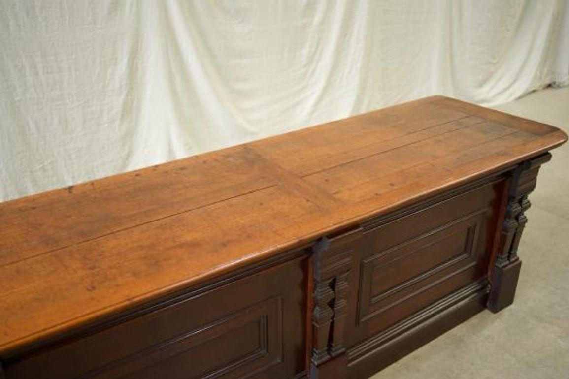 4.95m Victorian Haberdashery drawer counter For Sale 8